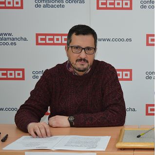 Alberto Jiménez, secretario provincial de Enseñanza de CCOO en Albacete.