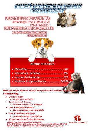 Campaña Municipal Animales Domesticos
